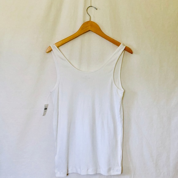 Banana Republic Ribbed Lace Inset Tank - Picture 2 of 5